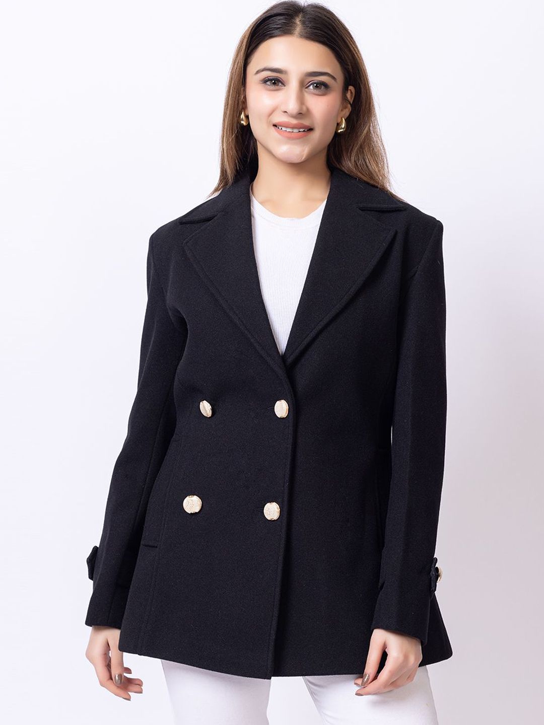 Club York Women Cotton Single Breasted Overcoat-picture-25
