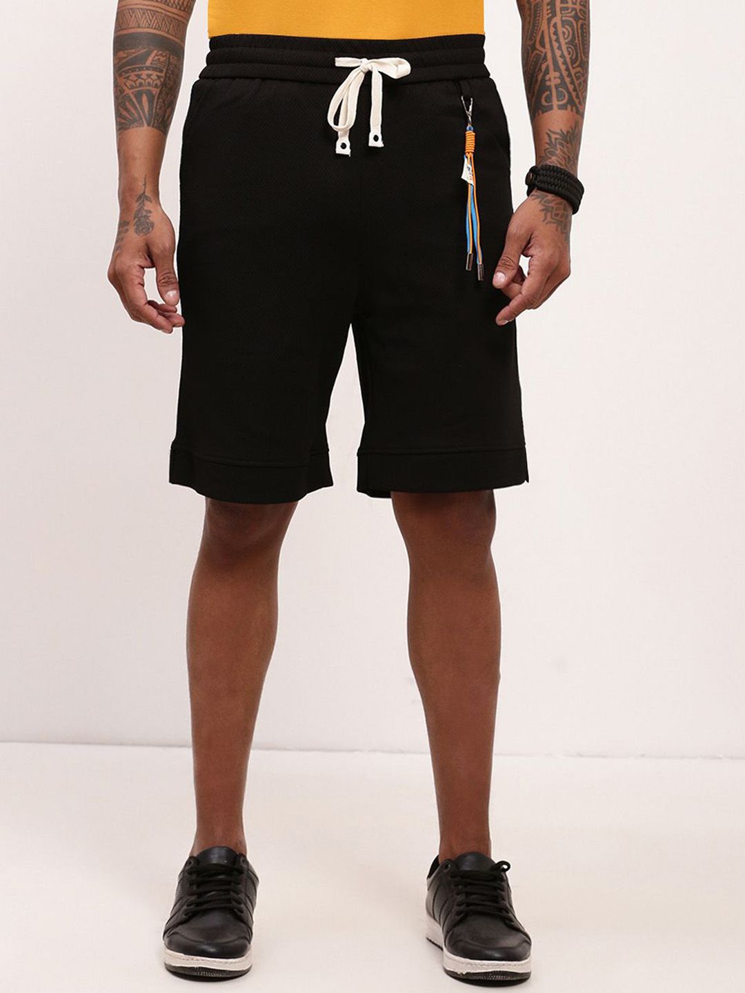 SHOWOFF Men Mid-Rise Cotton Shorts-picture-23