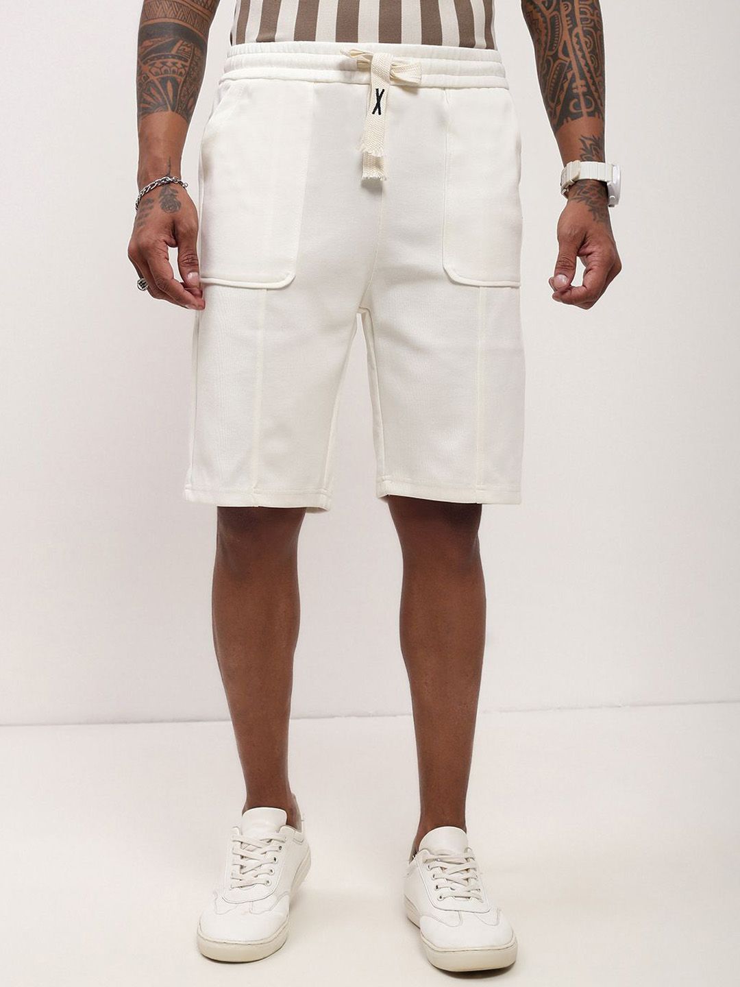 SHOWOFF Men Regular Fit Cotton Shorts-picture-26