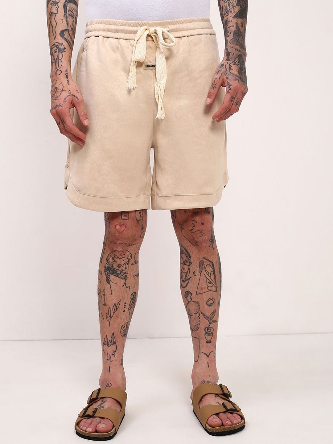 SHOWOFF Men Regular Fit Mid-Rise Cotton Shorts-picture-13