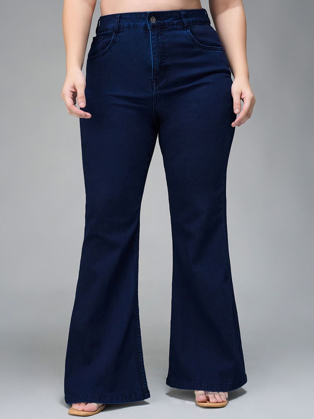 Miss Chase A+ Women Bootcut High-Rise Stretchable Jeans-picture-31