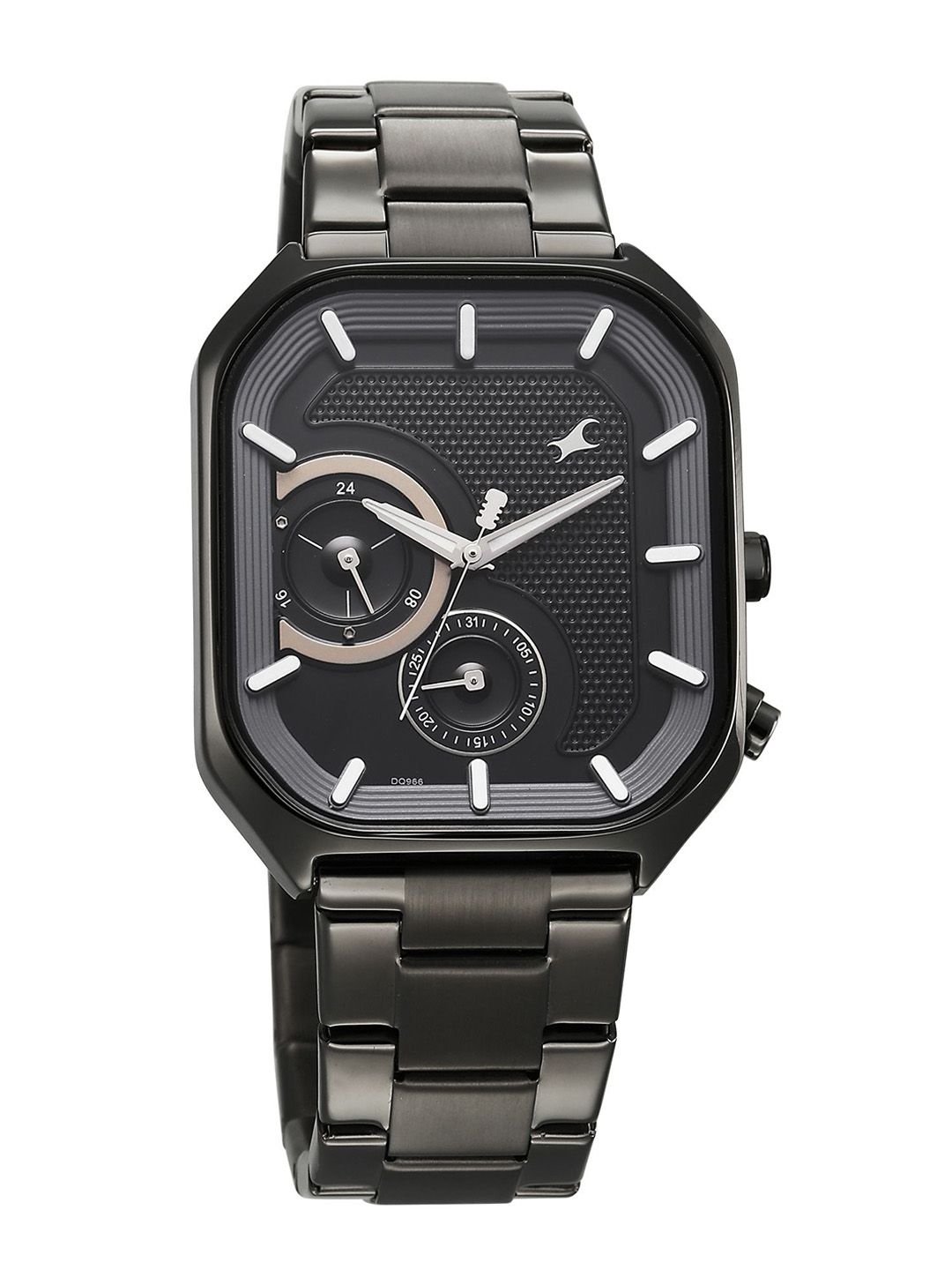 Fastrack Men Brass Dial & Stainless Steel Bracelet Style Straps Analogue Watch 3321QM01-picture-27