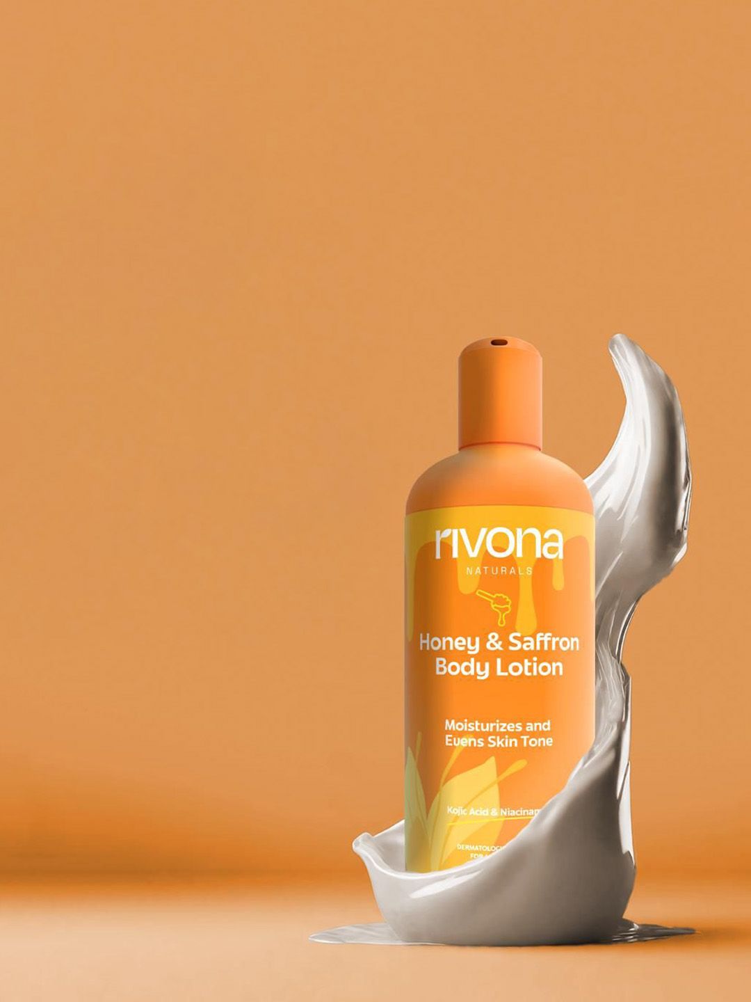 Rivona Naturals Set Of 2 Honey & Saffron with Kojic Acid Body Lotion - 250ml Each-image-34