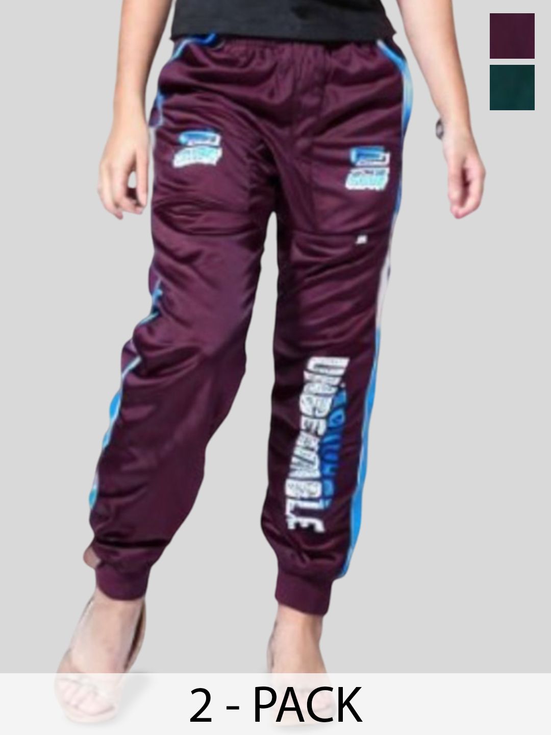 Seyor Kids Pack Of 2 Printed Pure Cotton Joggers-picture-57
