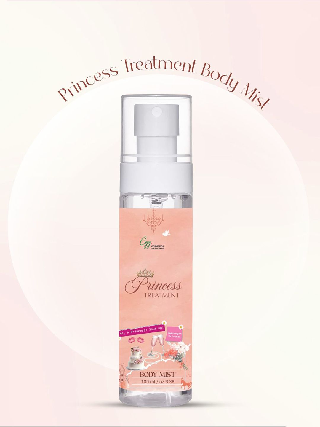 CGG Cosmetics Princess Treatment Women Long Lasting Body Mist - 100 ml-image-14