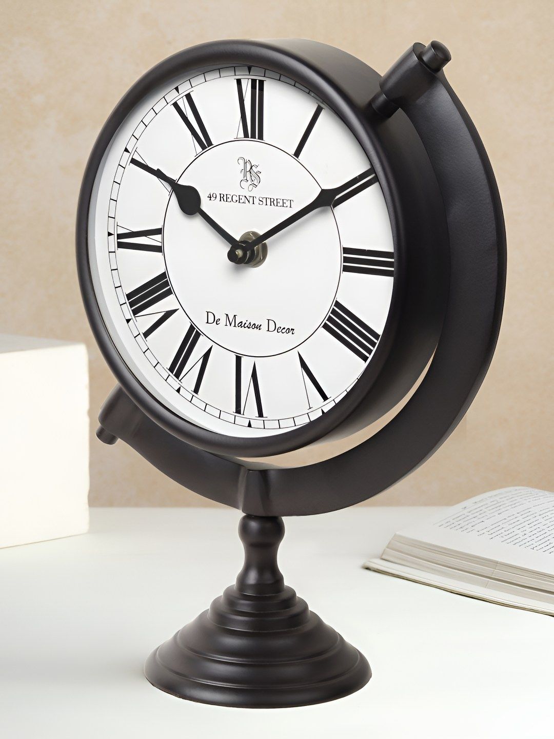 Decor de Maison Black Traditional Table Clock-picture-14