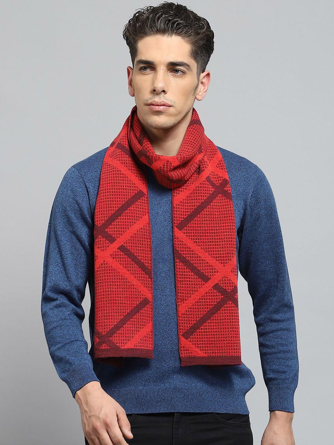 Monte Carlo Men Merino Wool Mufflers-picture-34