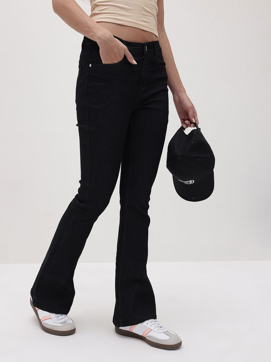 The Roadster Life Co. Women Bootcut Mid-Rise Stretchable Jeans