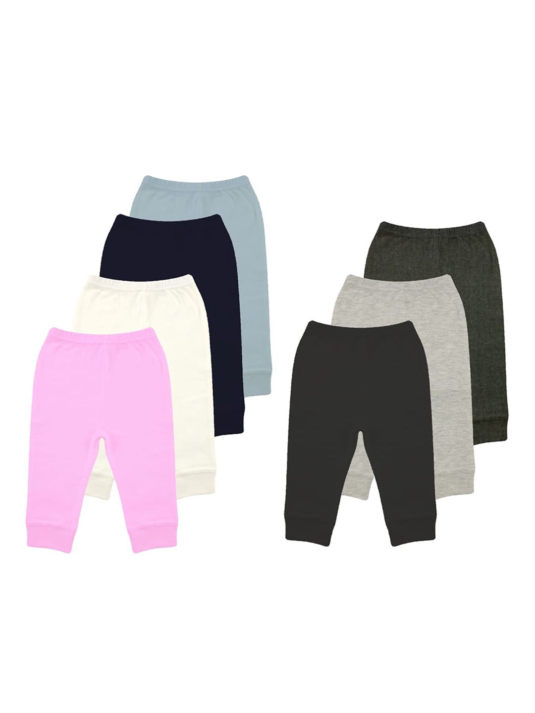Lenam Kids Pack Of 7 Mid-Rise Joggers-picture-49