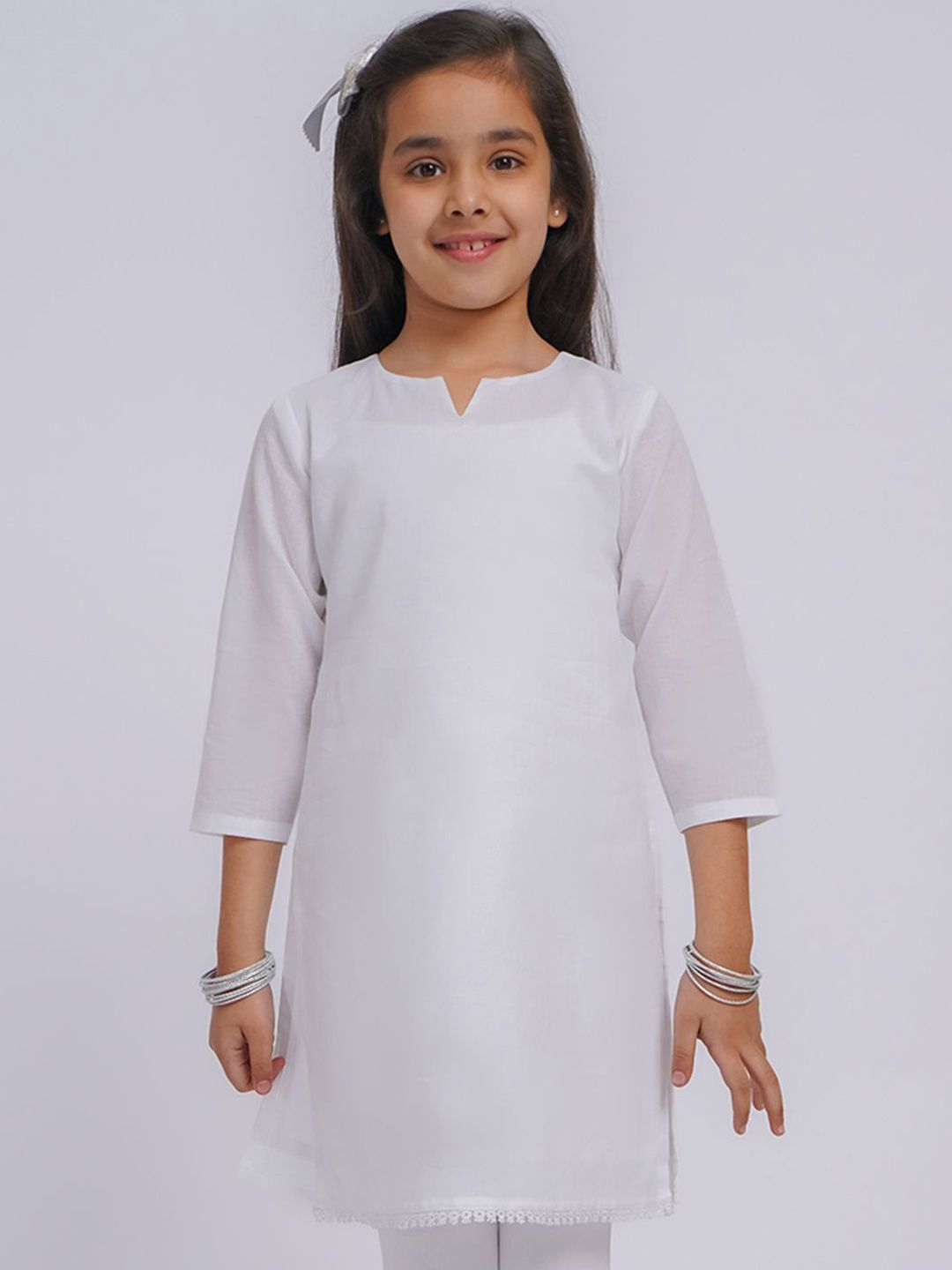 VASTRAMAY Girls Thread Work Kurta-picture-30