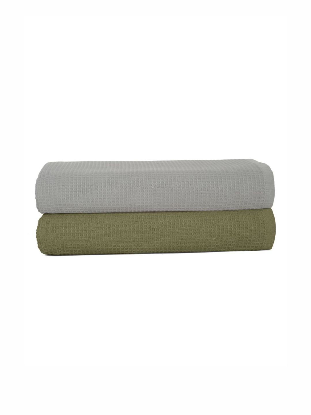 Mulberry Living Olive Green & Grey 2 Cotton 450 GSM Bath Towel-picture-31
