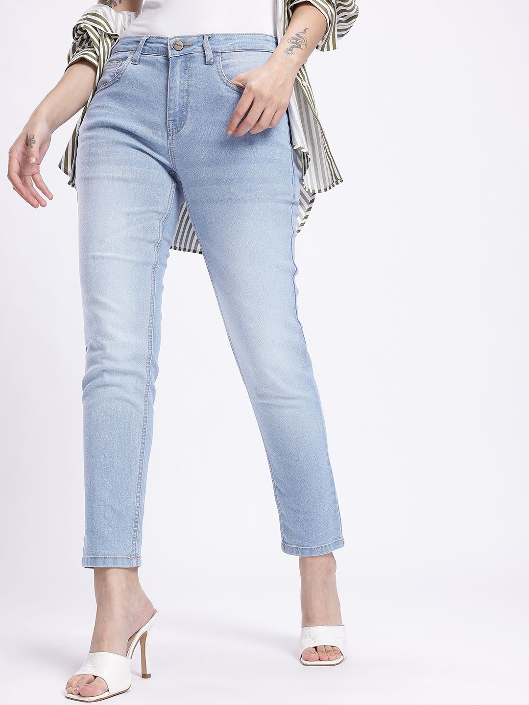 glitchez Women Heavy Fade Stretchable Jeans-picture-38
