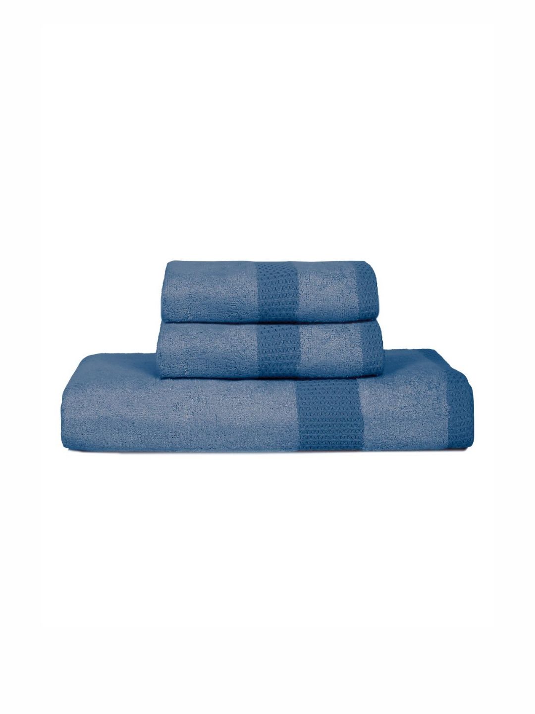 Mulberry Living Blue 3 Piece Cotton 520 GSM Towel Set-picture-55