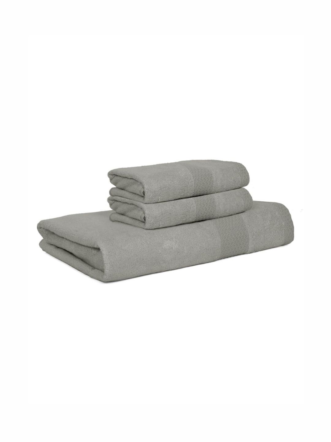 Mulberry Living Grey 3 Piece Cotton 520 GSM Towel Set-image-13