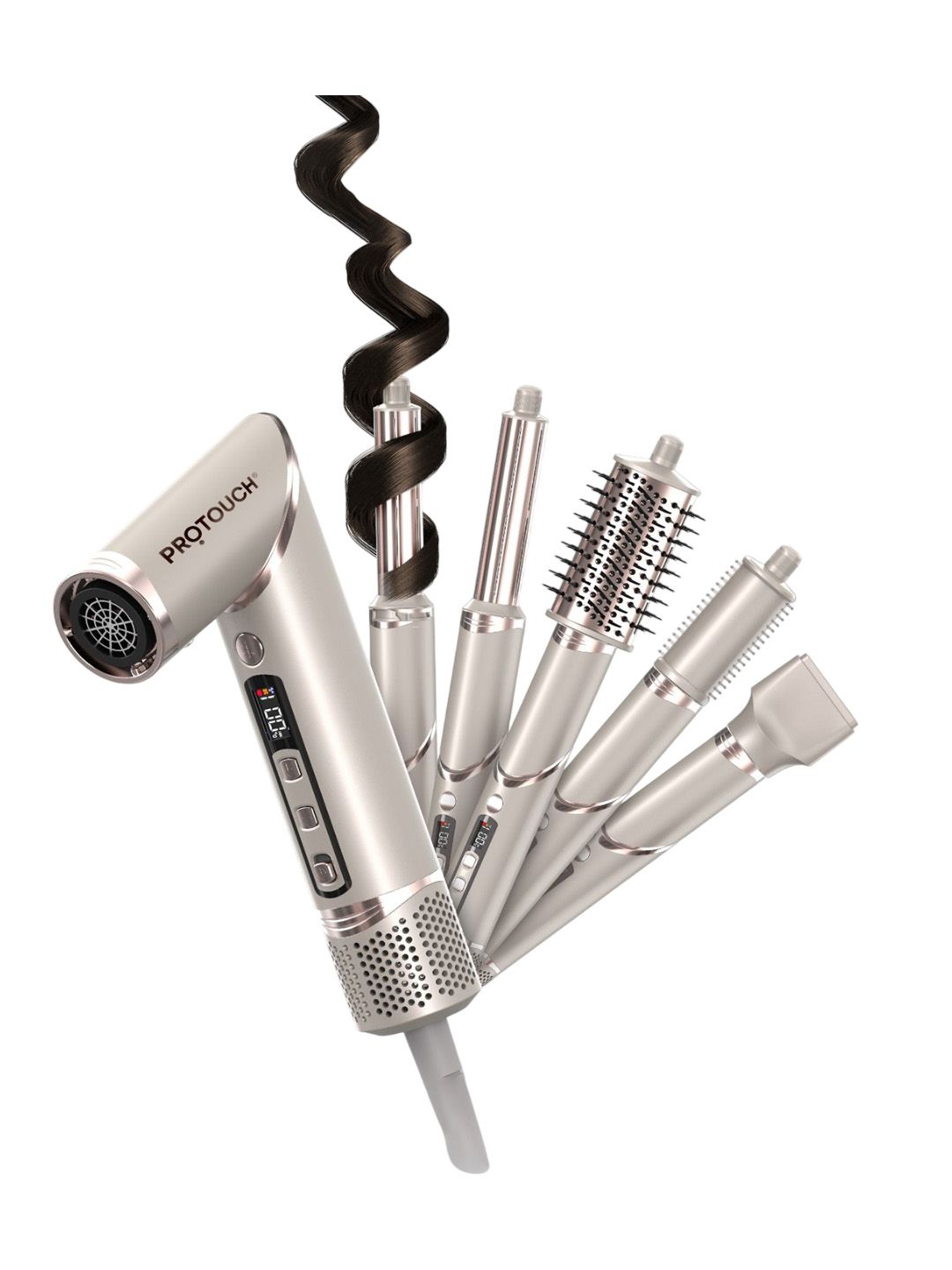 PROTOUCH Airshot All in 1 Hair Multi Styler For Curl, Smooth, Dry, Blow & Volume-picture-13