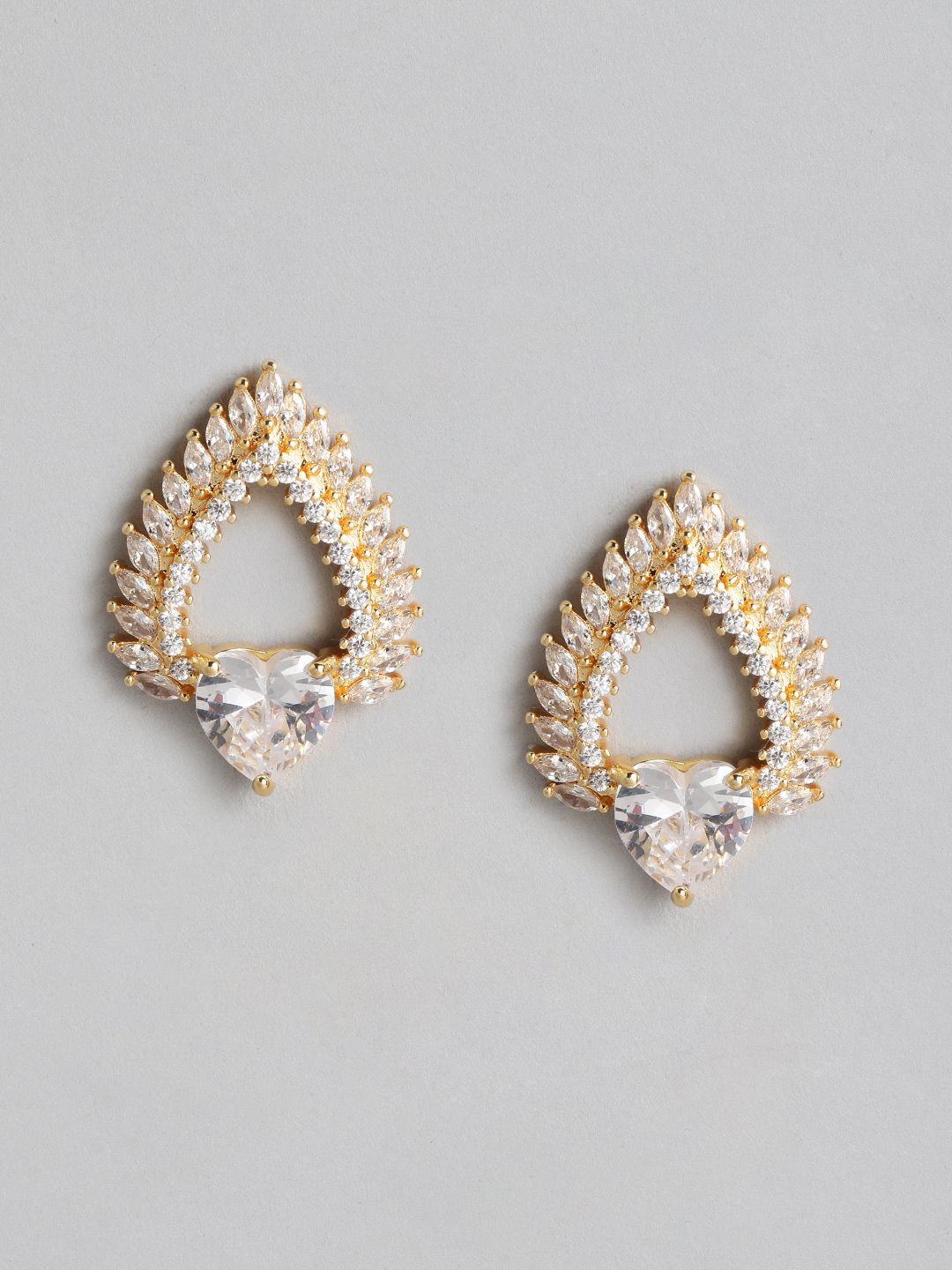 DressBerry Heart Shaped Drop Earrings-picture-26