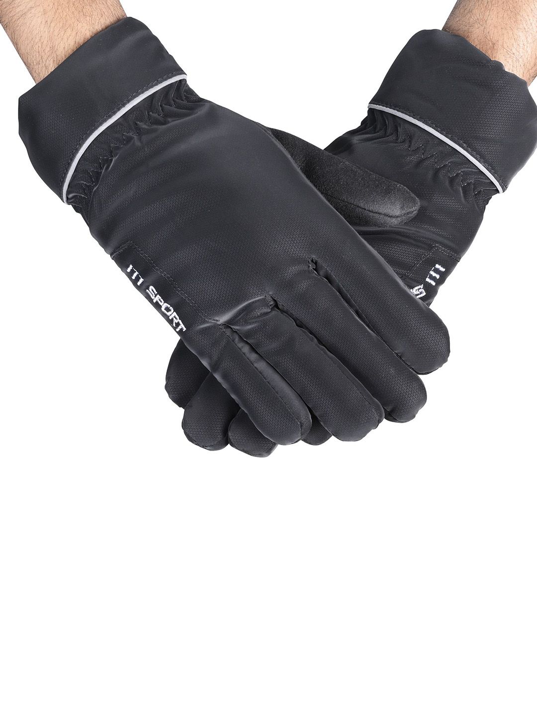 Calvadoss Men Patterned Winter Gloves-picture-30