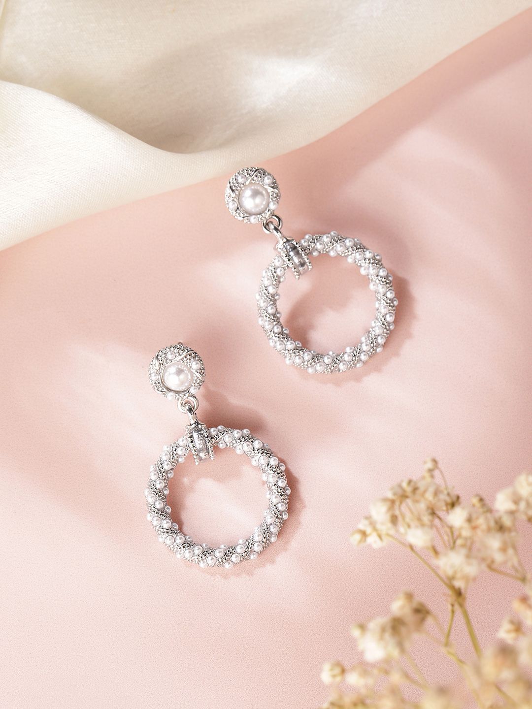 DressBerry Circular Drop Earrings-picture-37