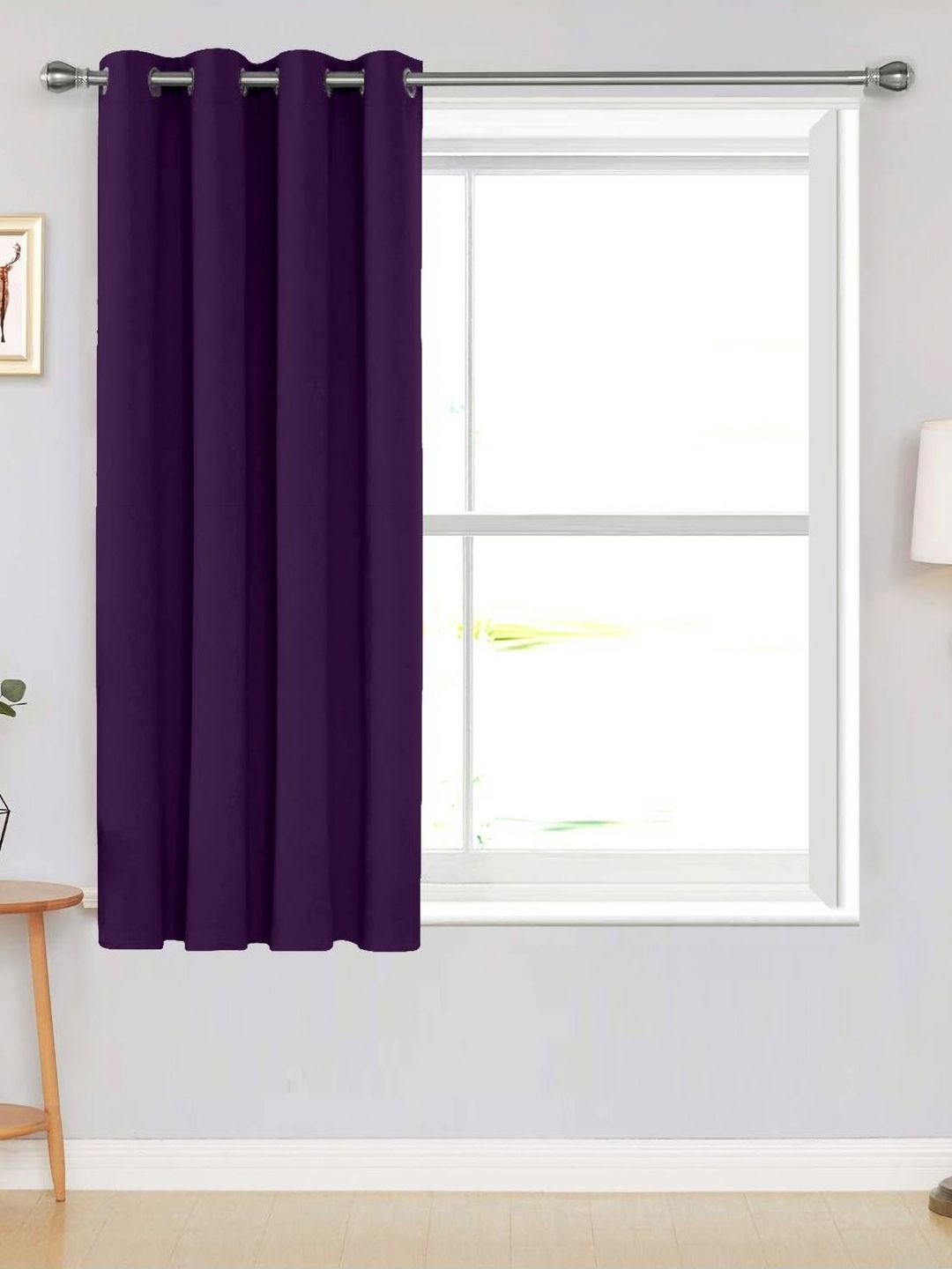 Divine Casa Purple Black Out Window Curtain-picture-11
