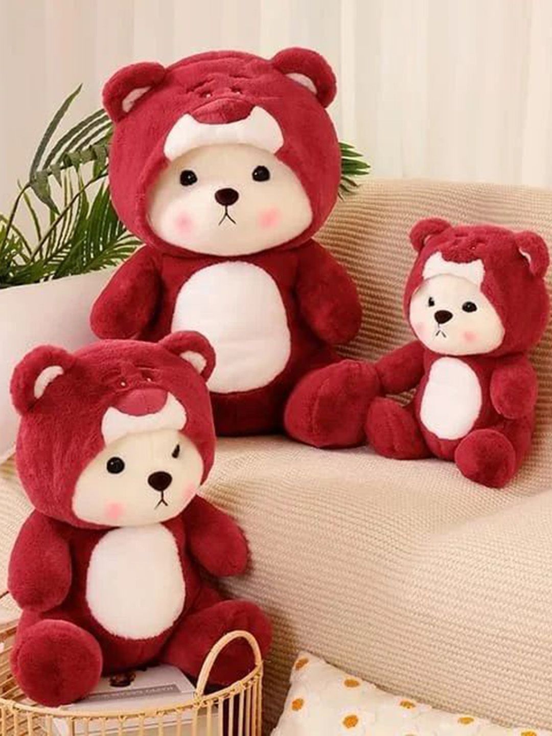 AN TEDDY Polyfill Cute Lina Love Teddy Bear Soft Plush Stuffed Toy-image-4
