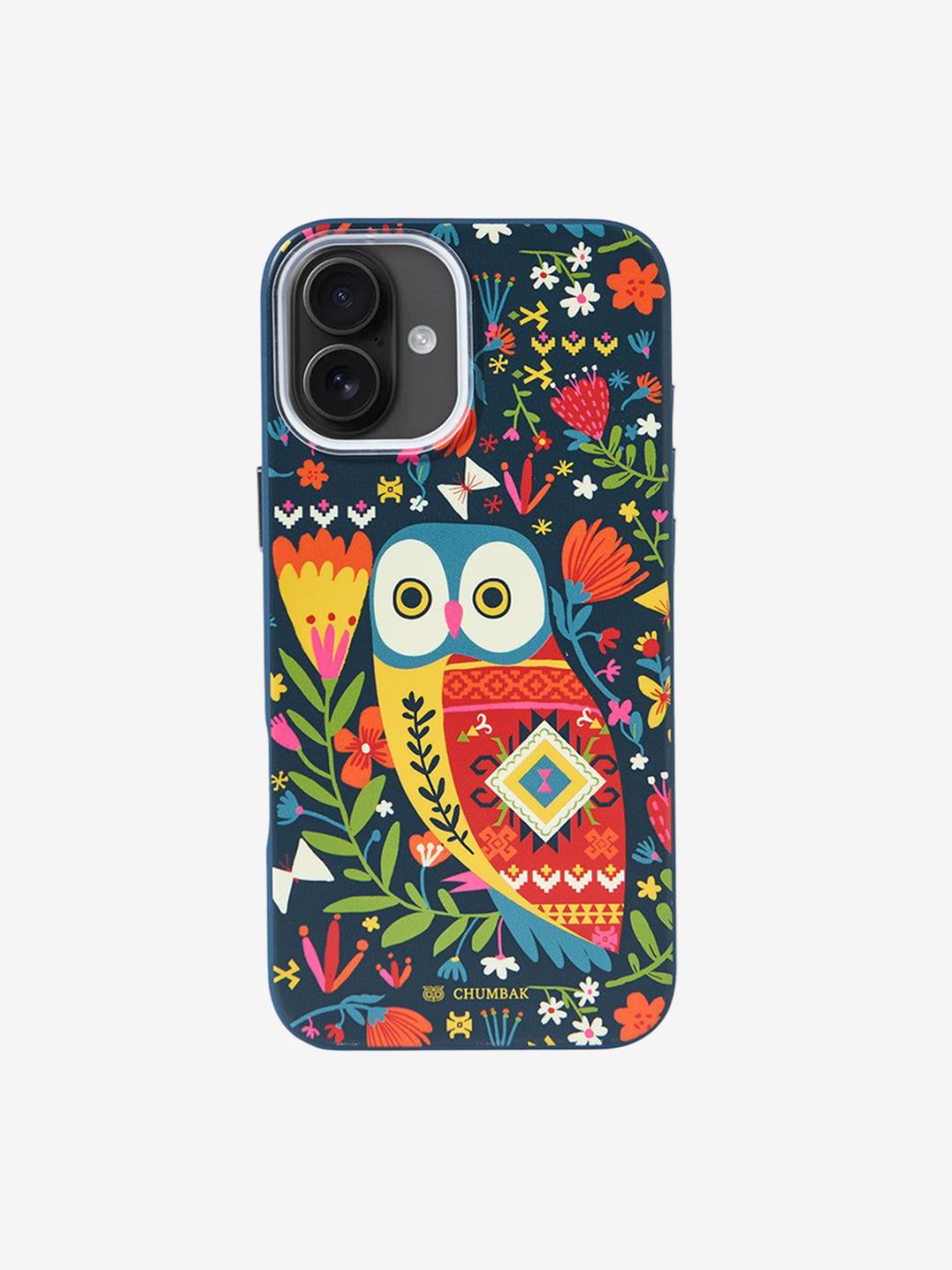 Chumbak Floral Printed iPhone 16 Plus Back Case Mobile Accessories-image-16