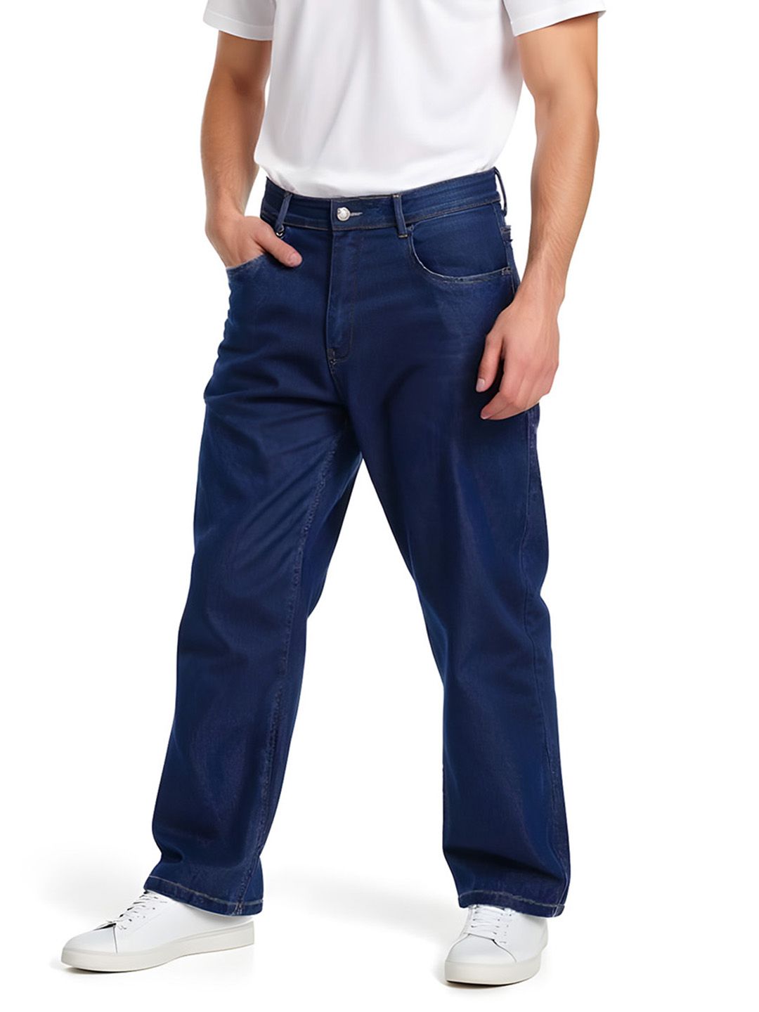 glitchez Men Mid-Rise Stretchable Relaxed Fit Jeans-picture-34