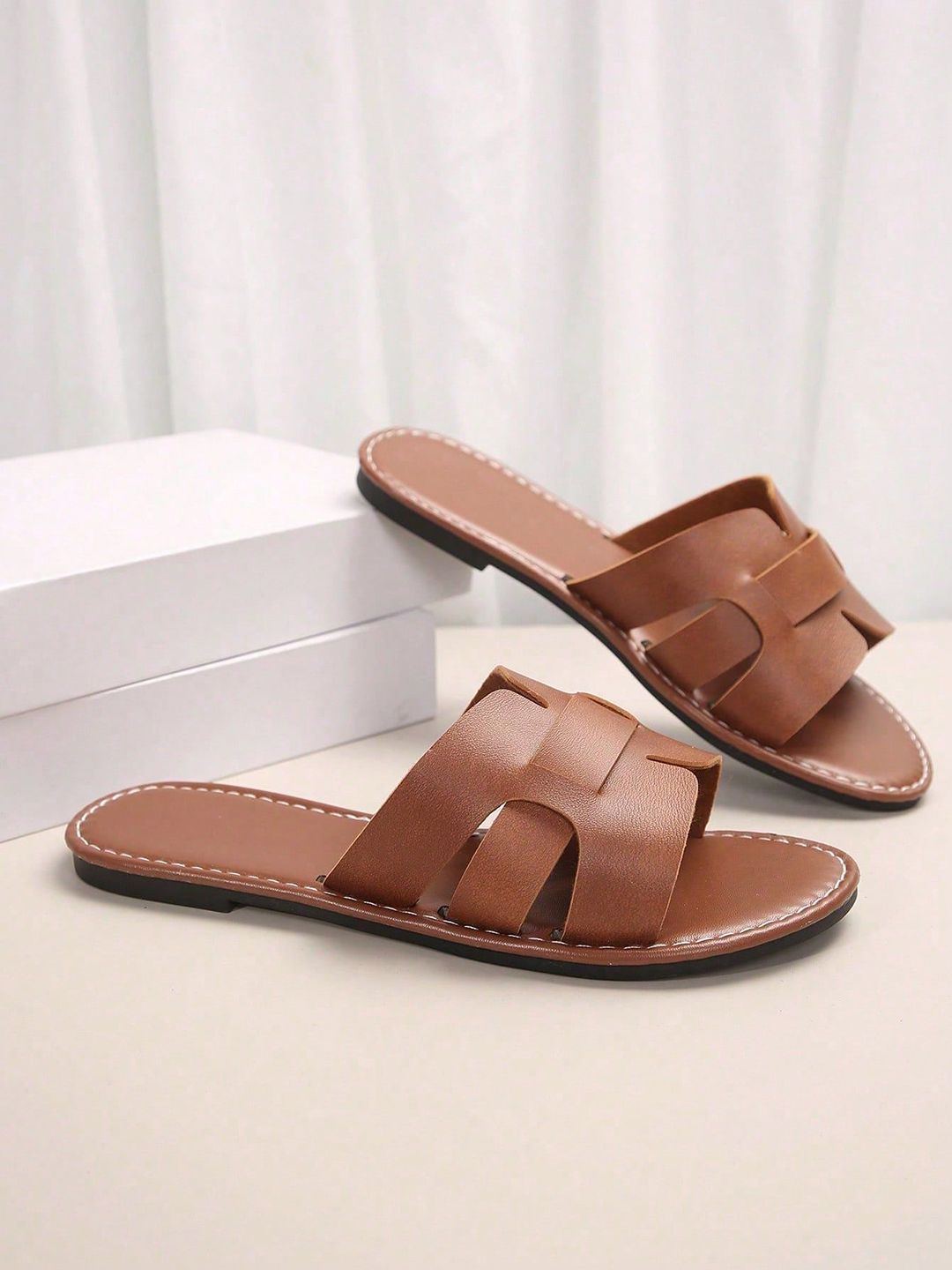 Jbarg Women Open Toe Flats with Bows-picture-30
