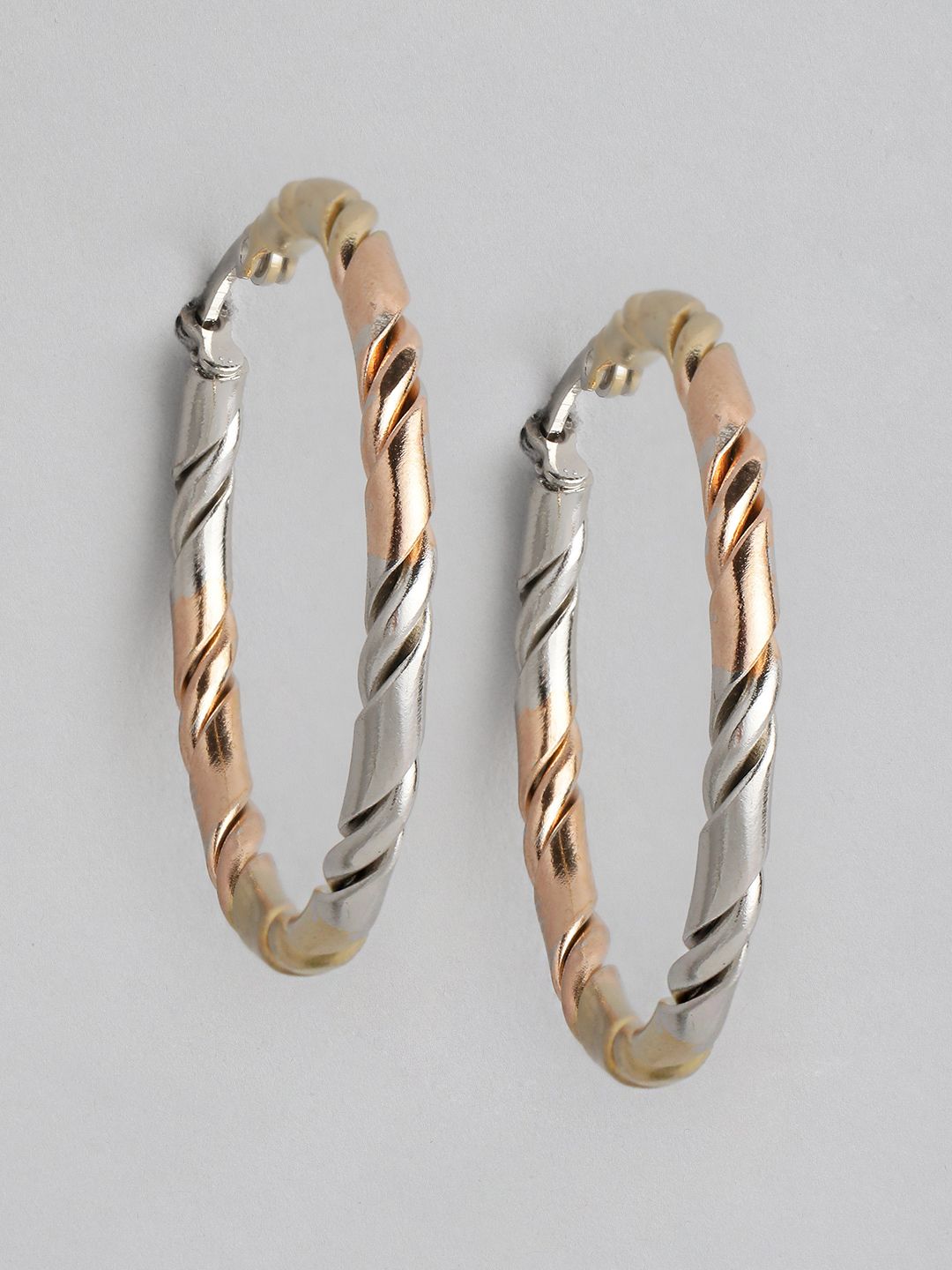 DressBerry Circular Shaped Hoop Earrings-picture-22