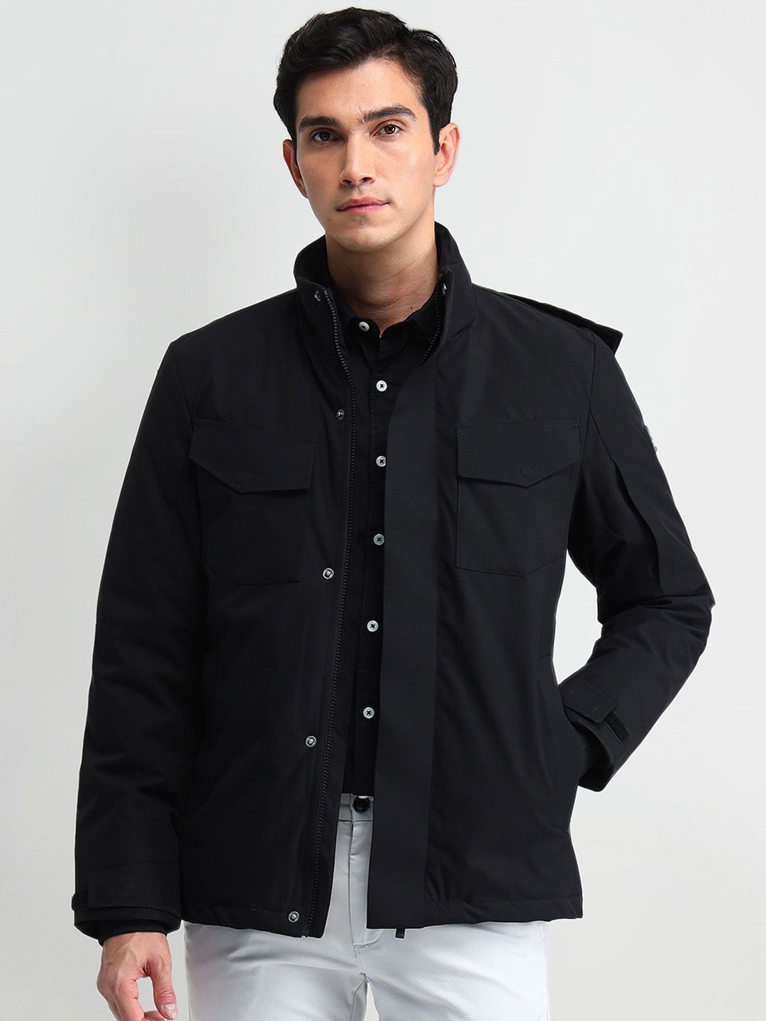 Arrow Sport Men Solid Tailored Jacket-picture-36