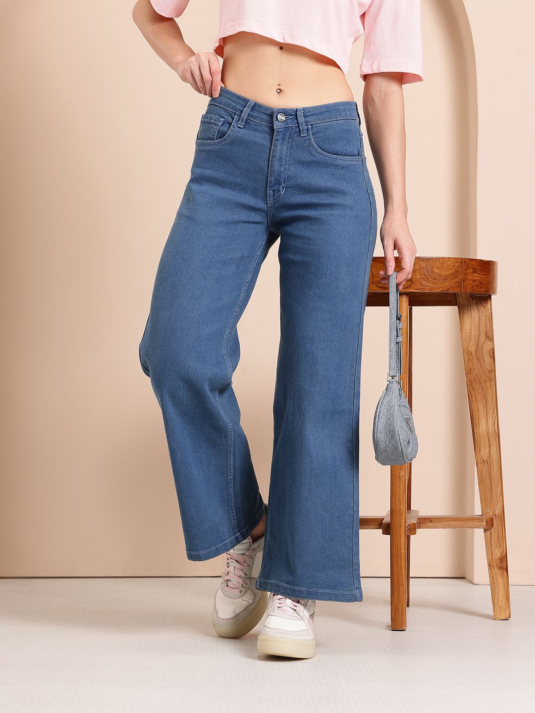 Mast & Harbour Women Wide Leg Jeans