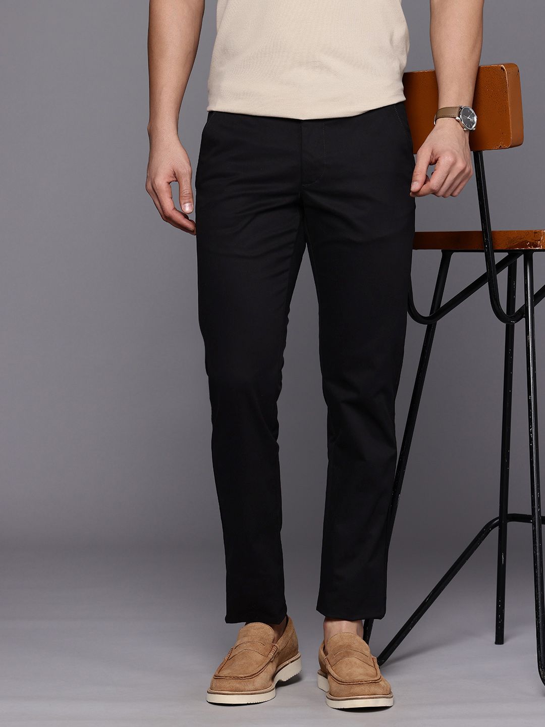 Louis Philippe Sport Men Slim Fit Trousers-picture-20