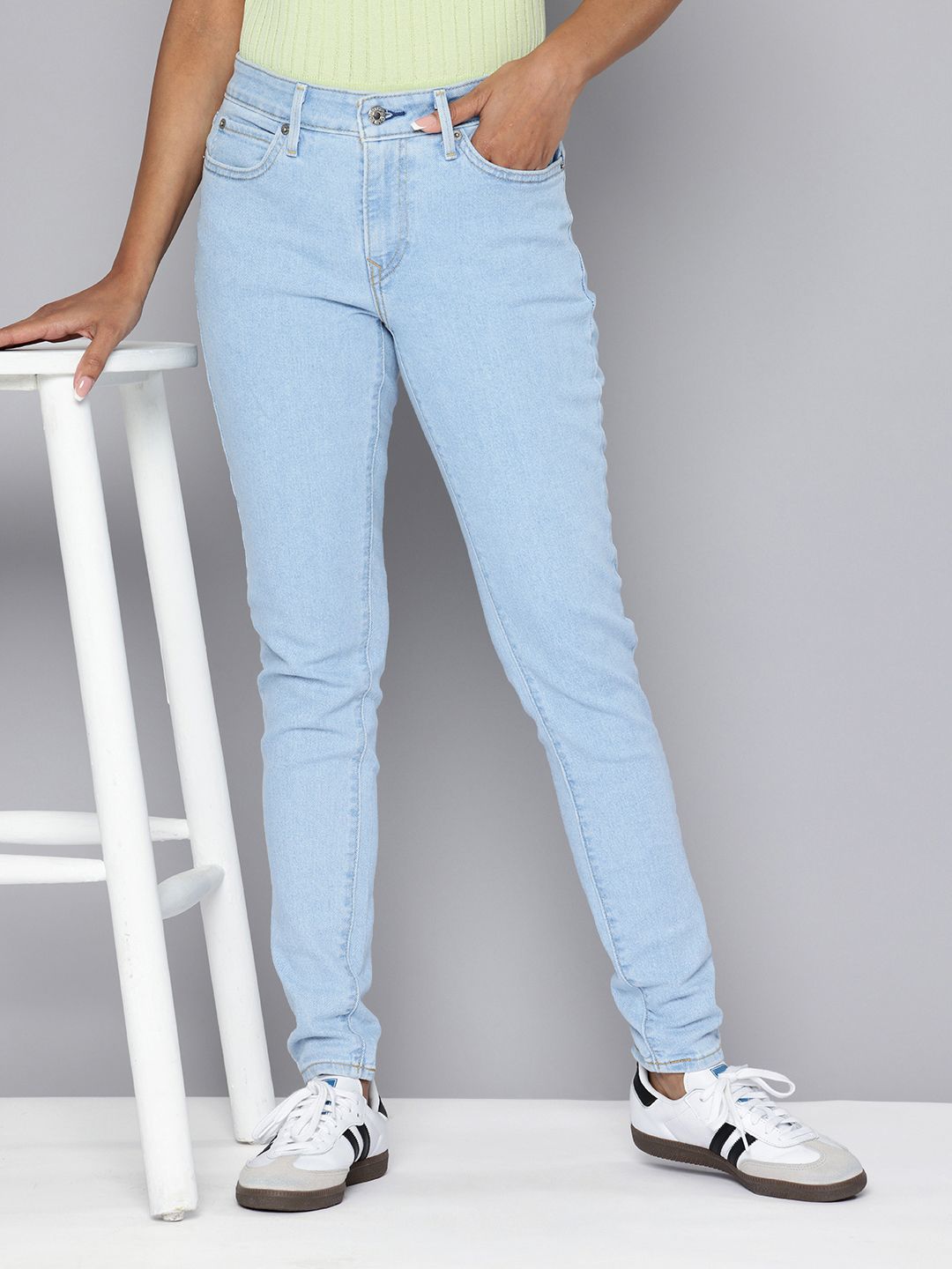 Levis Women Skinny Fit Stretchable Jeans-image-5