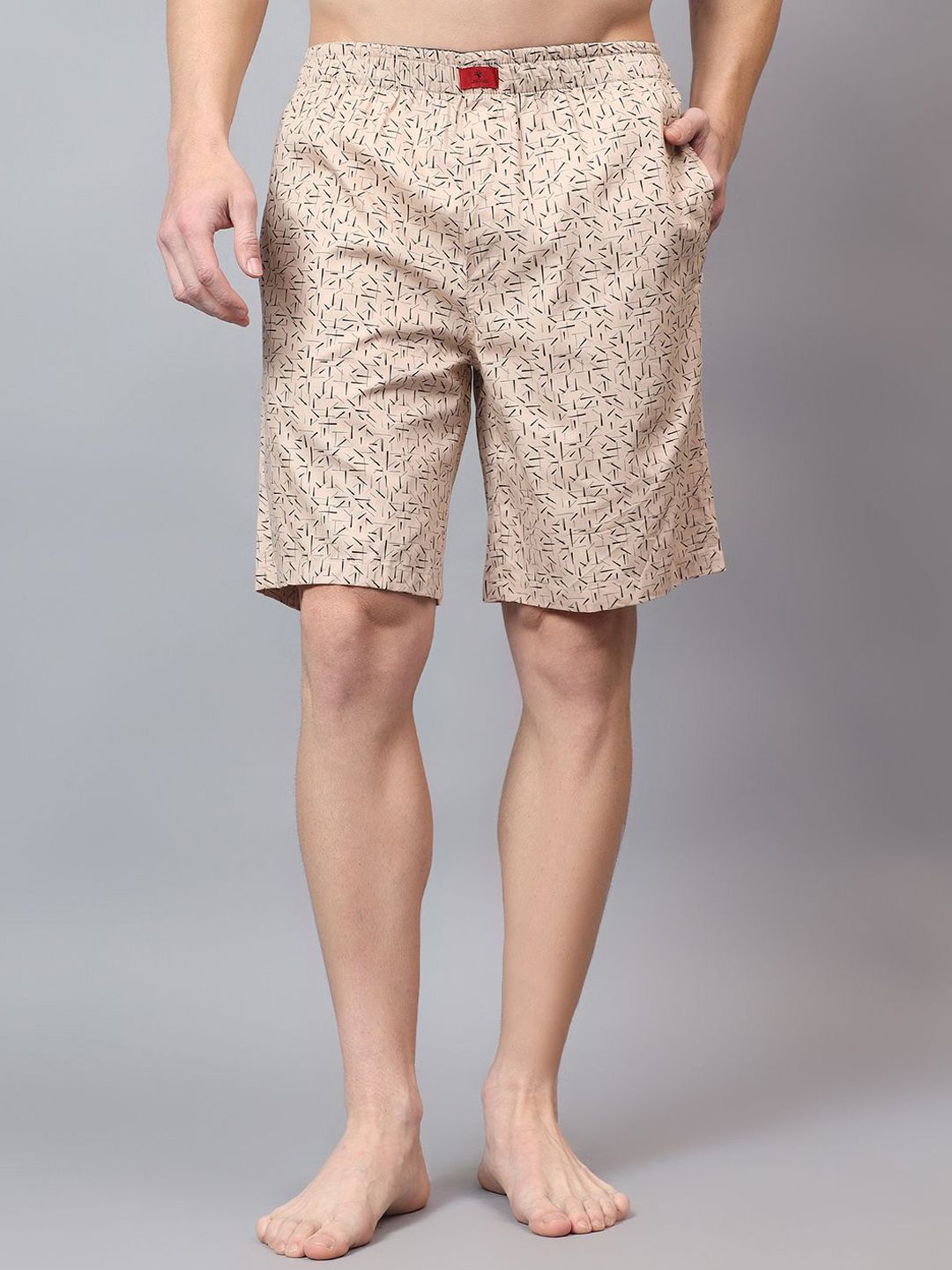 Cantabil Men Printed Cotton Lounge Shorts-picture-40