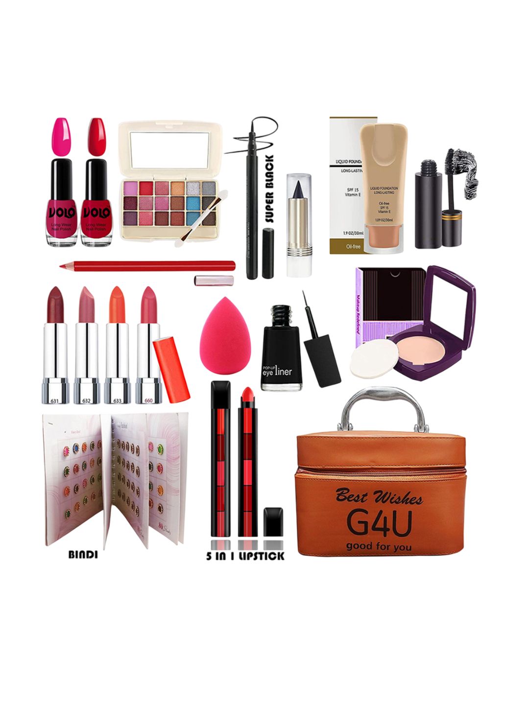 G4U All in One Makeup Kit Makeup Kit for Women Full Kit Multipurpose Makeup Kit A27-picture-10