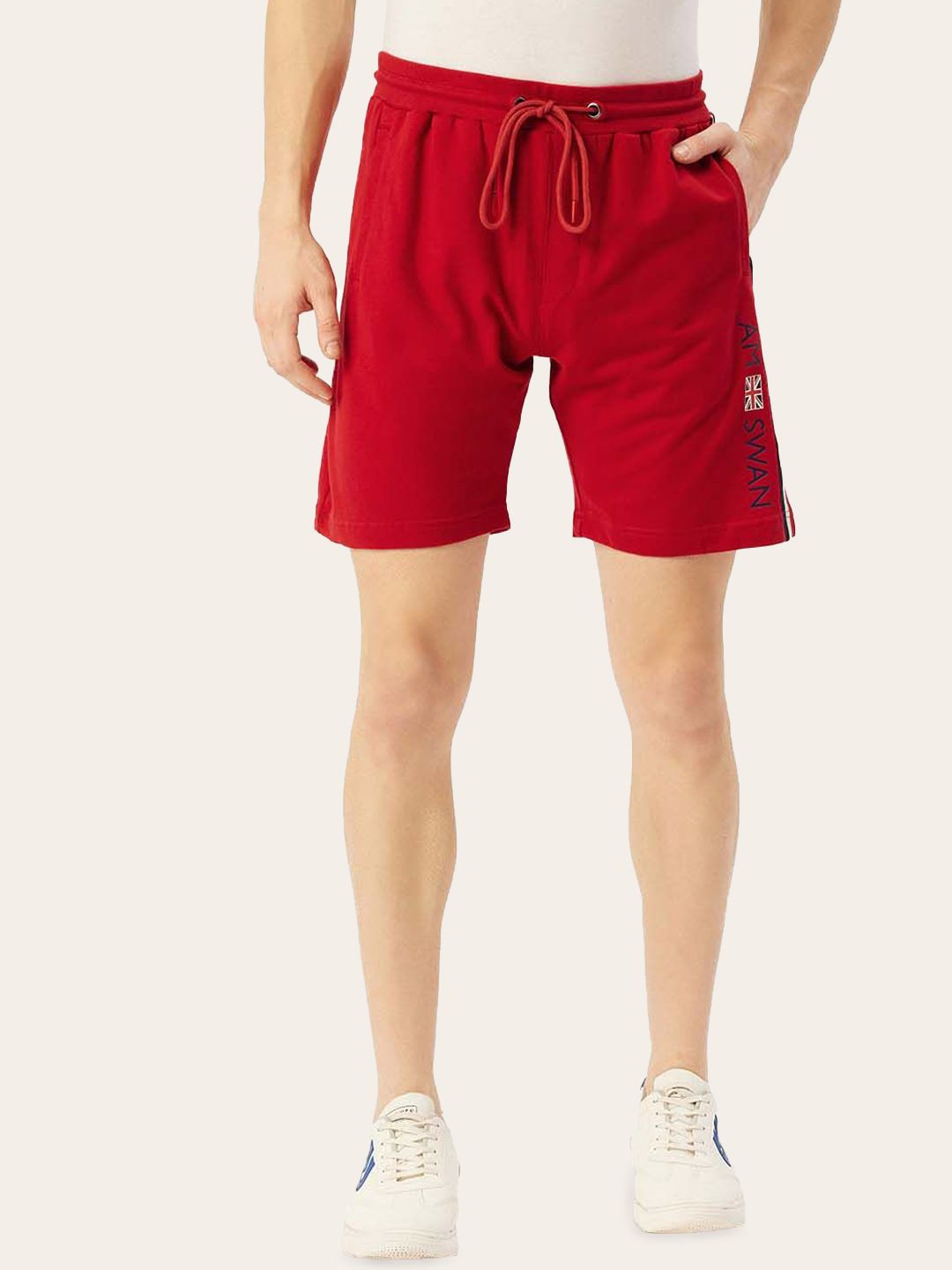 AMSWAN Men Printed Low-Rise Running Shorts-picture-53