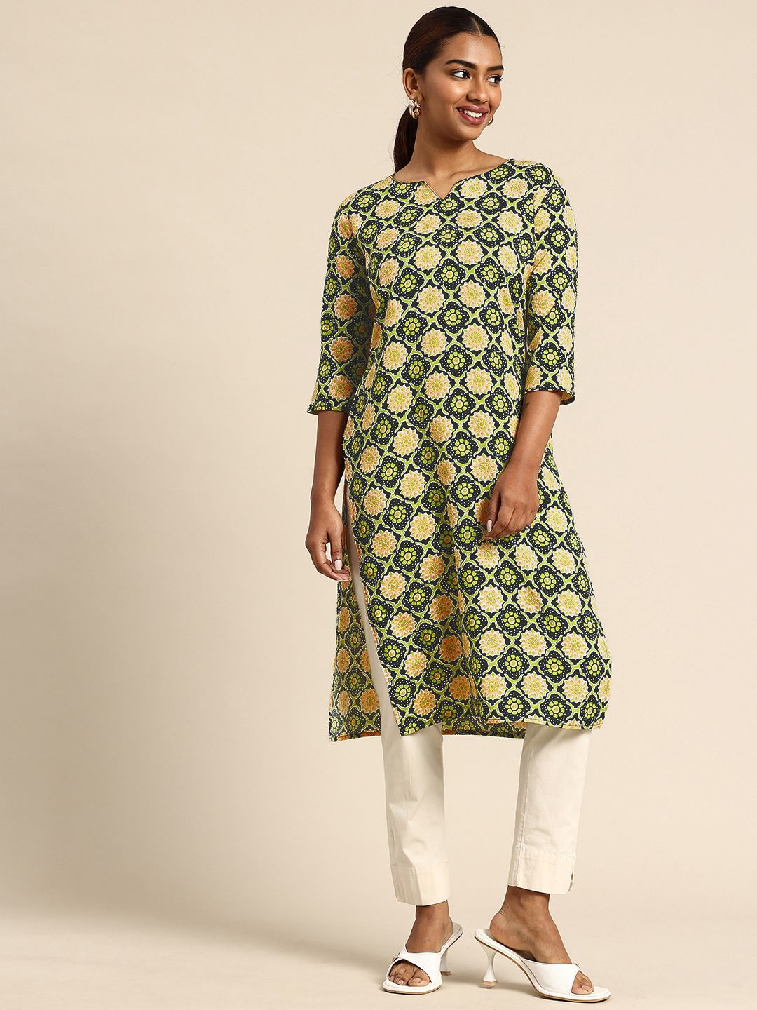 KETAKI FASHION Ethnic Motifs Printed Crepe Kurta-picture-38