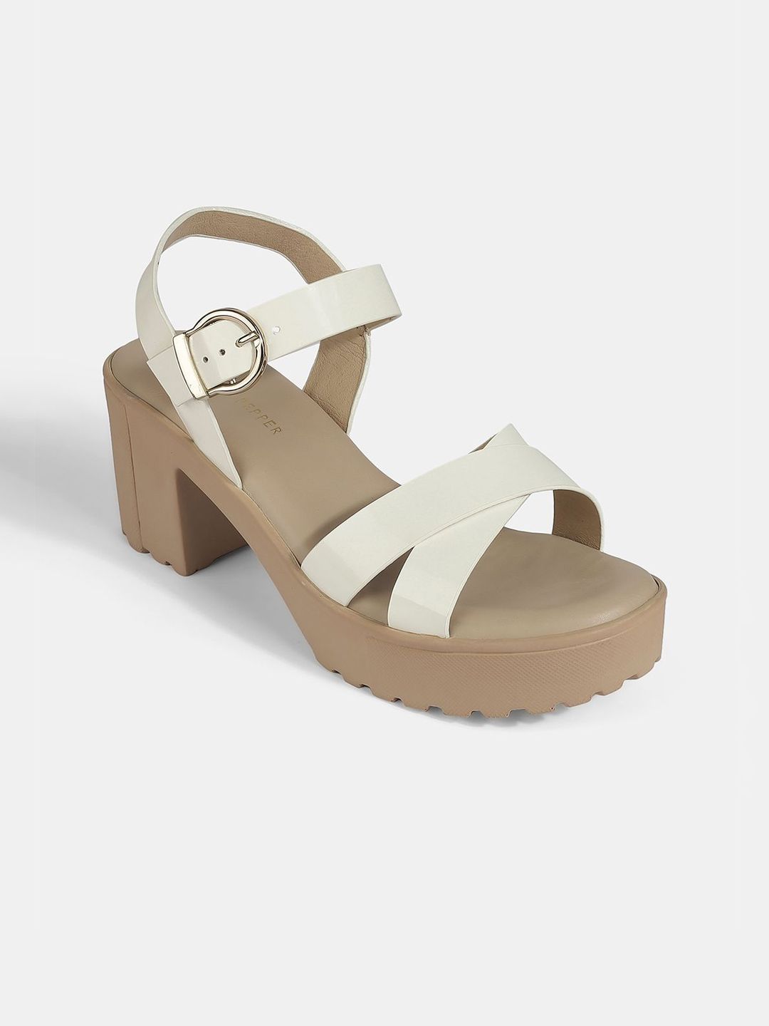 LEMON & PEPPER Block Sandals with Buckles-picture-14