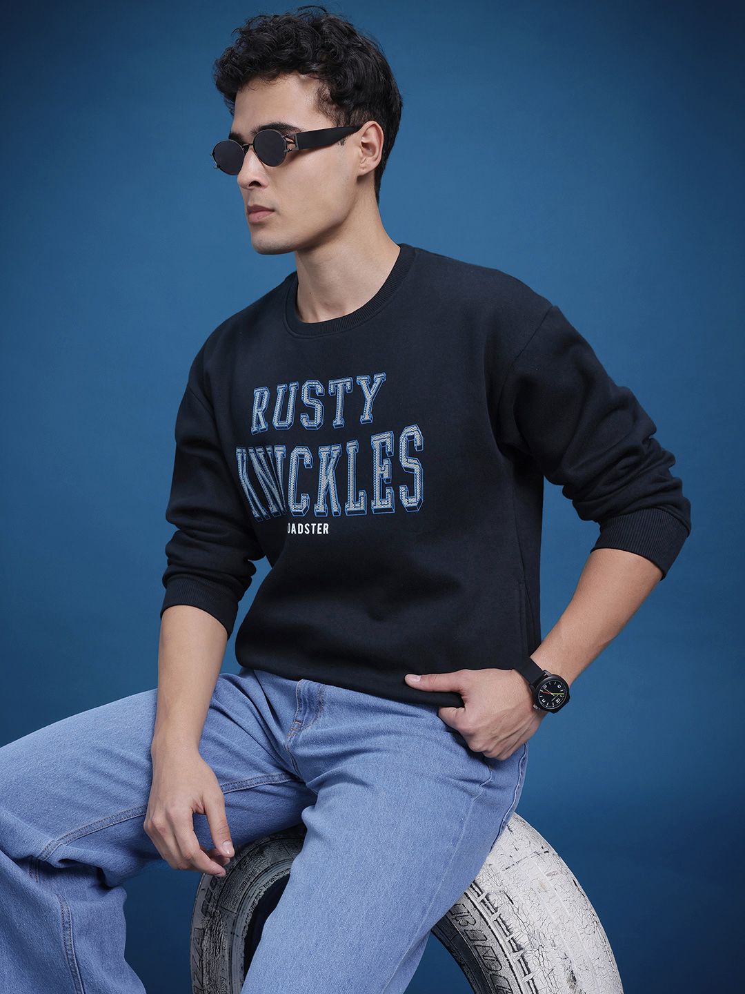 The Roadster Lifestyle Co. Typography Printed Sweatshirt-picture-44