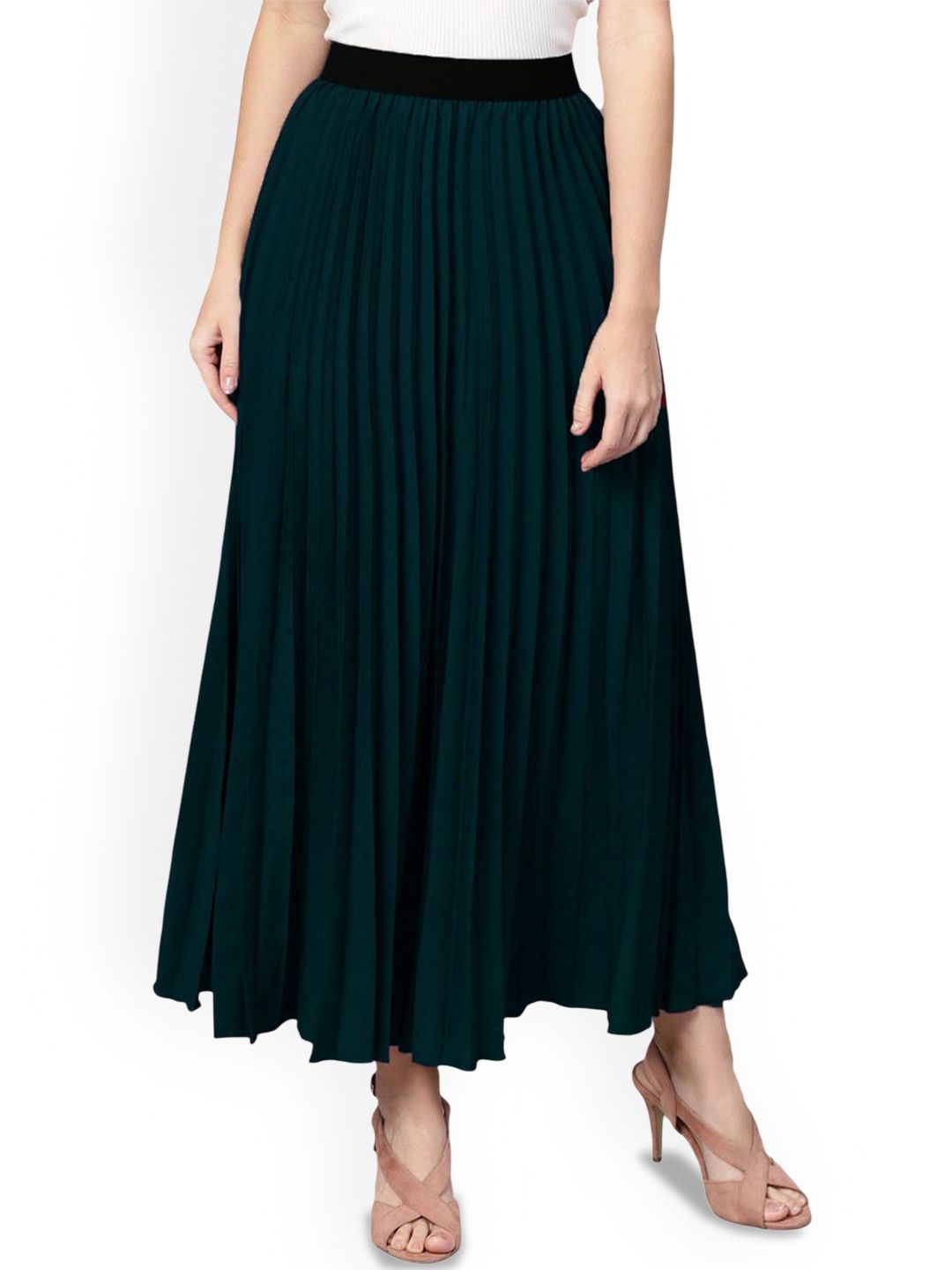 ZWERLON Flared A-Line Midi Skirt-picture-50