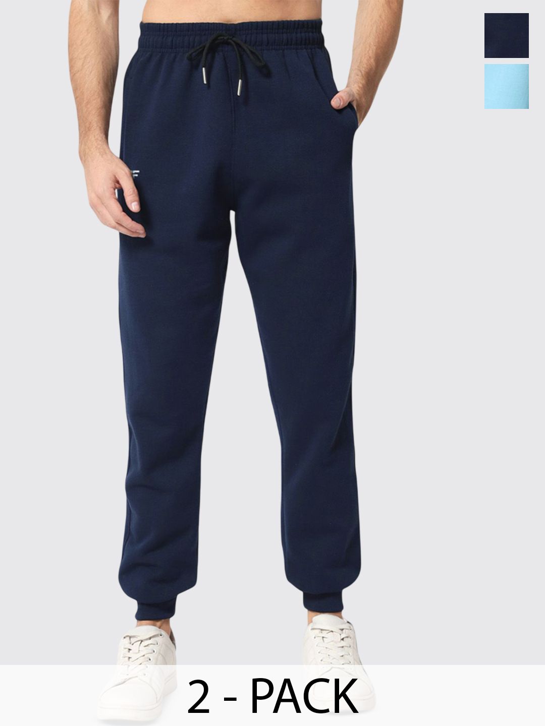 FFLIRTYGO Men Pack Of 2 Mid-Rise Joggers-picture-39