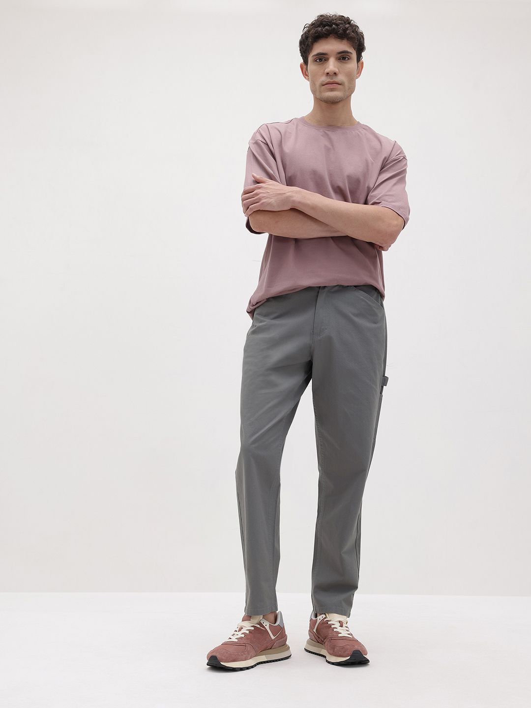 Buy The Roadster Life Co. Men Relaxed Fit Chinos - Trousers for Men ...