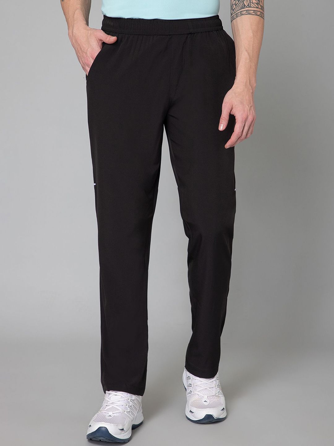 TURNFIT Men Regular Fit Mid Rise Track Pants-picture-19