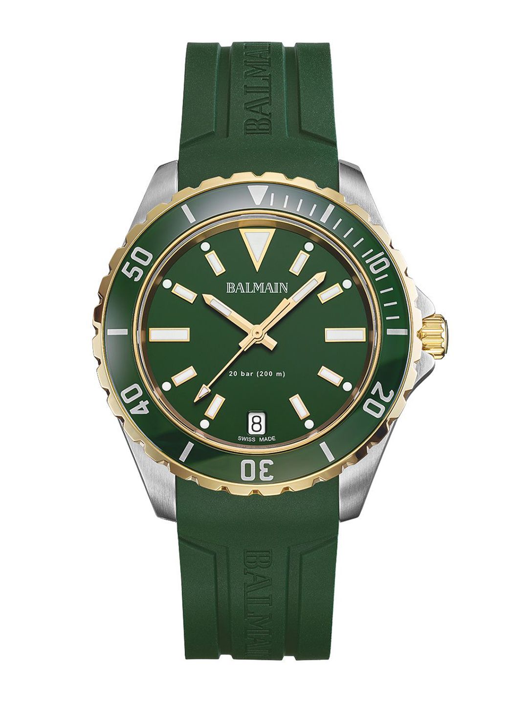 Balmain Men Brass Dial & Straps Analogue Watch B43429275-image-2