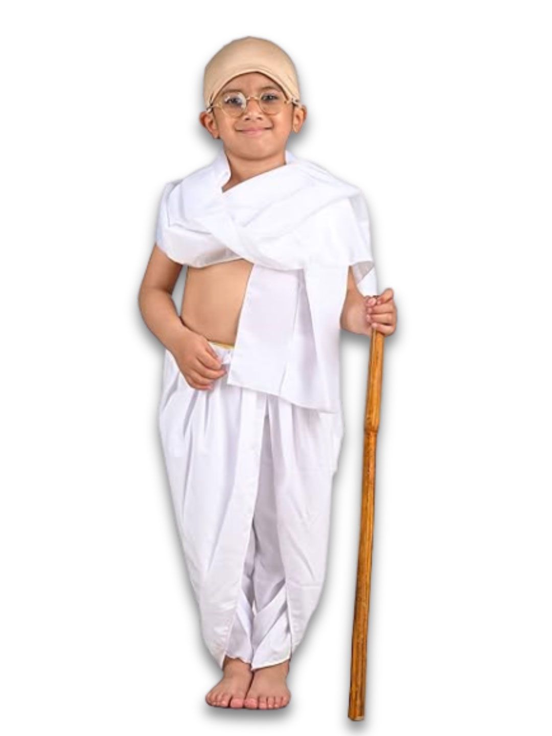 itsmycostume Kids Pure Cotton Gandhi Ji Costume Set-picture-46