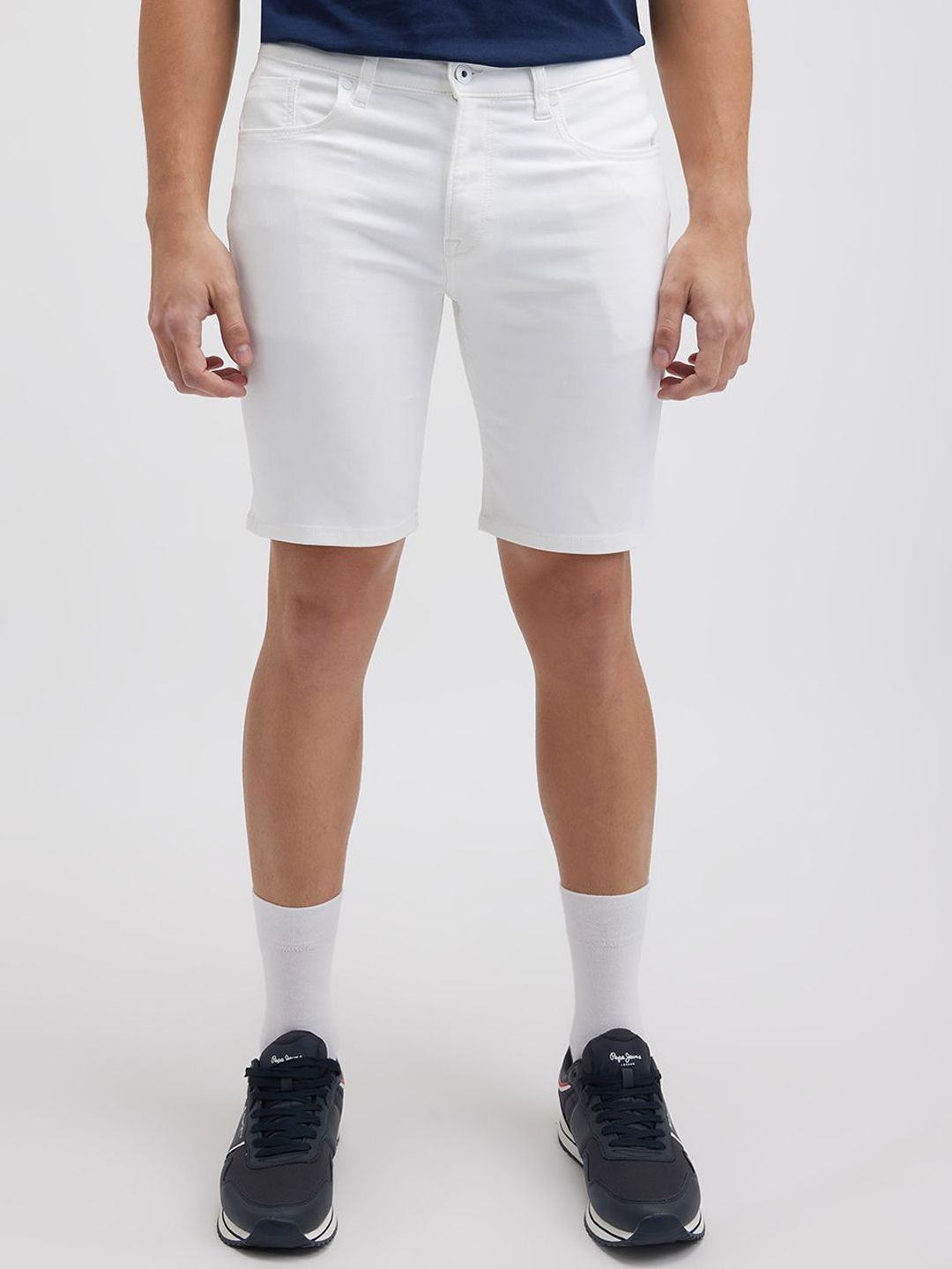 Pepe Jeans Men Mid-Rise Slim Fit Shorts