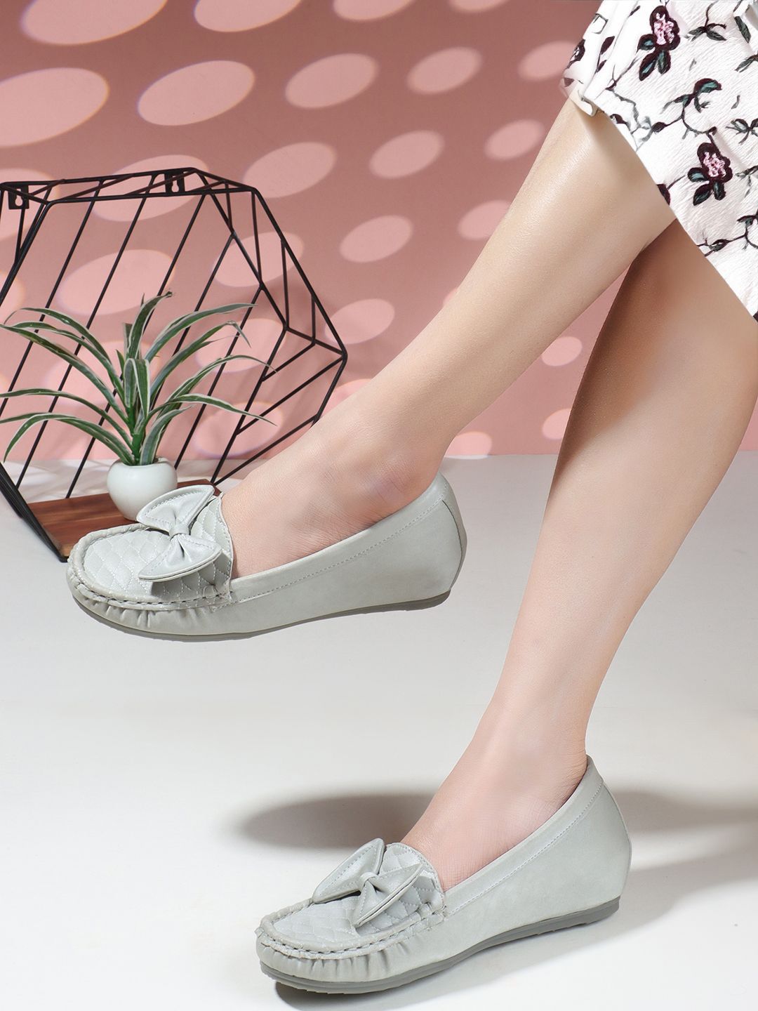 Carlton London Women Textured Loafers-picture-32