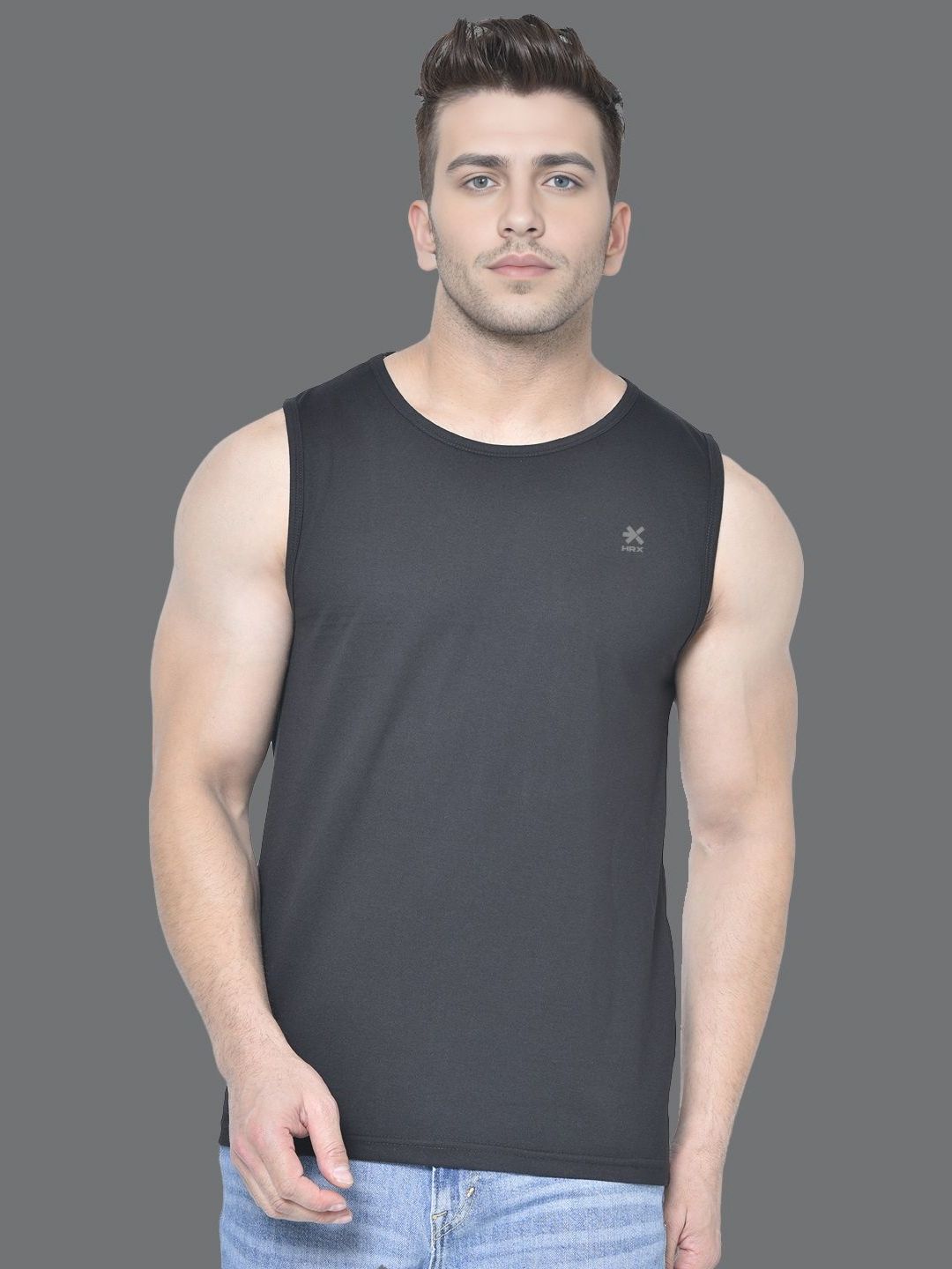 HRX by Hrithik Roshan Men Raw Edge Slim Fit T-shirt-image-36