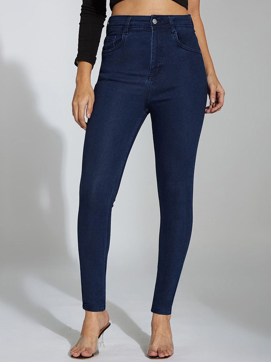 Miss Chase Women Skinny Fit High-Rise Stretchable Jeans-picture-38