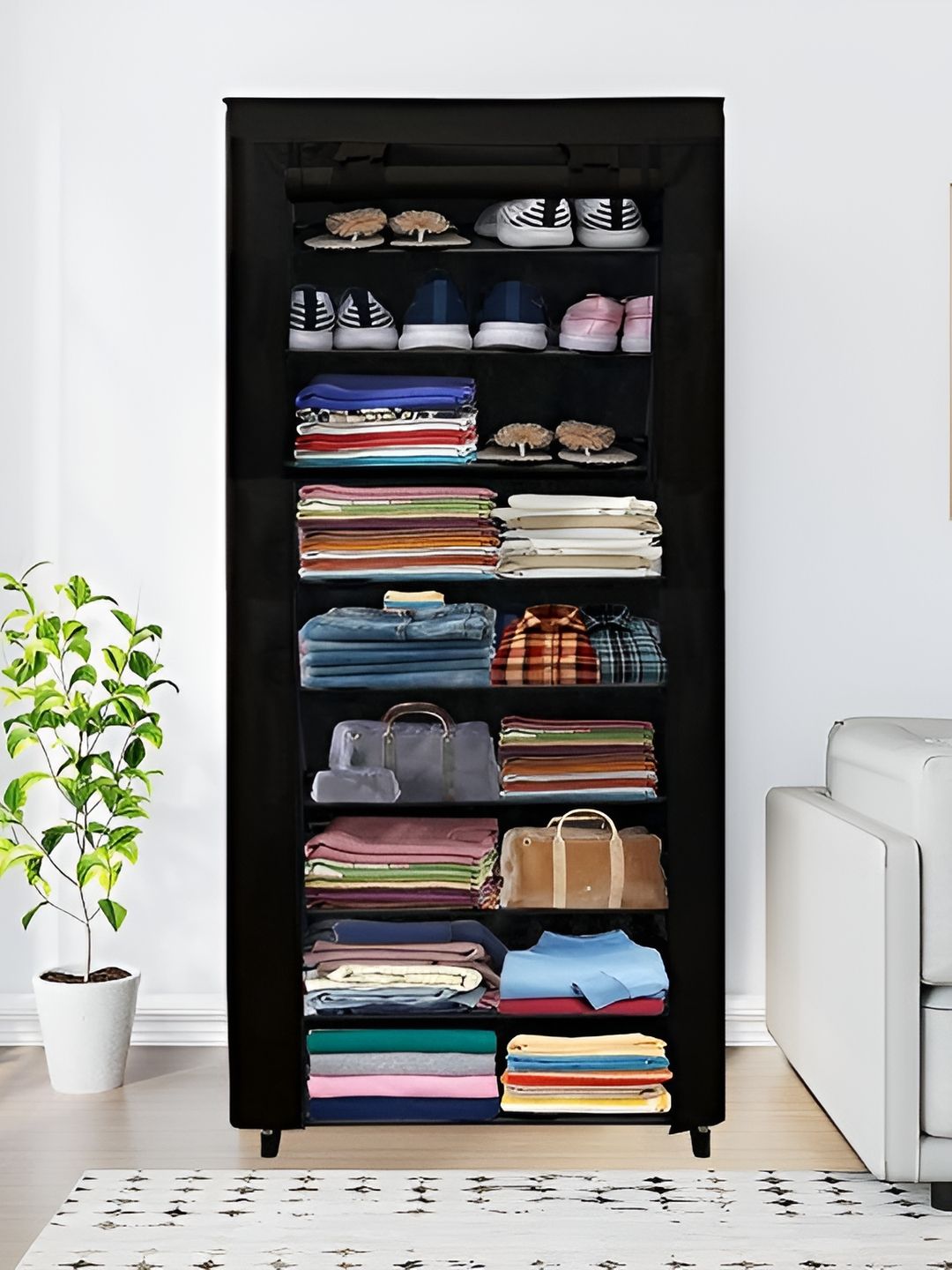Rmerchants Black 9 Tier Water Resistant Multi-Utility Organiser-picture-43