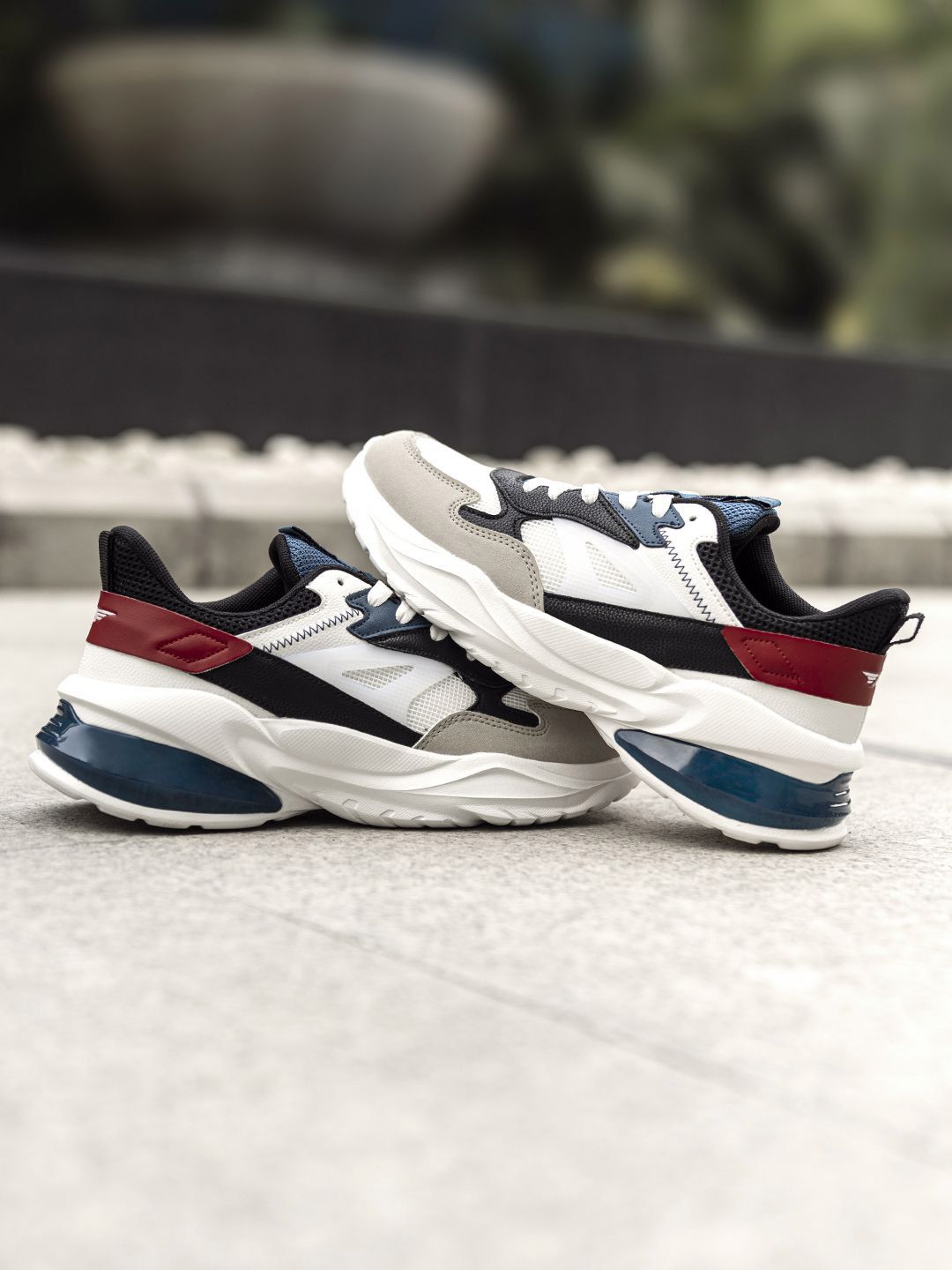 Red Tape Men Colourblocked PU Sneakers-picture-33